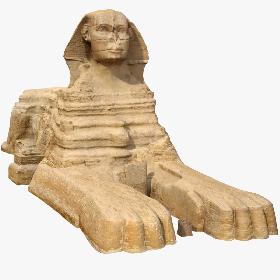 Great Sphinx of Giza 3D Scan 3D model